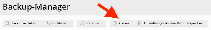 Automatische Backups planen