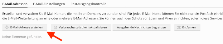 E-Mail-Adresse erstellen