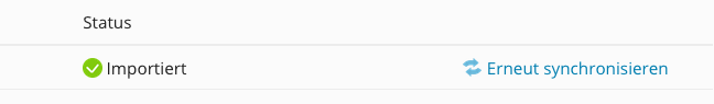 E-Mail-Import abgeschlossen